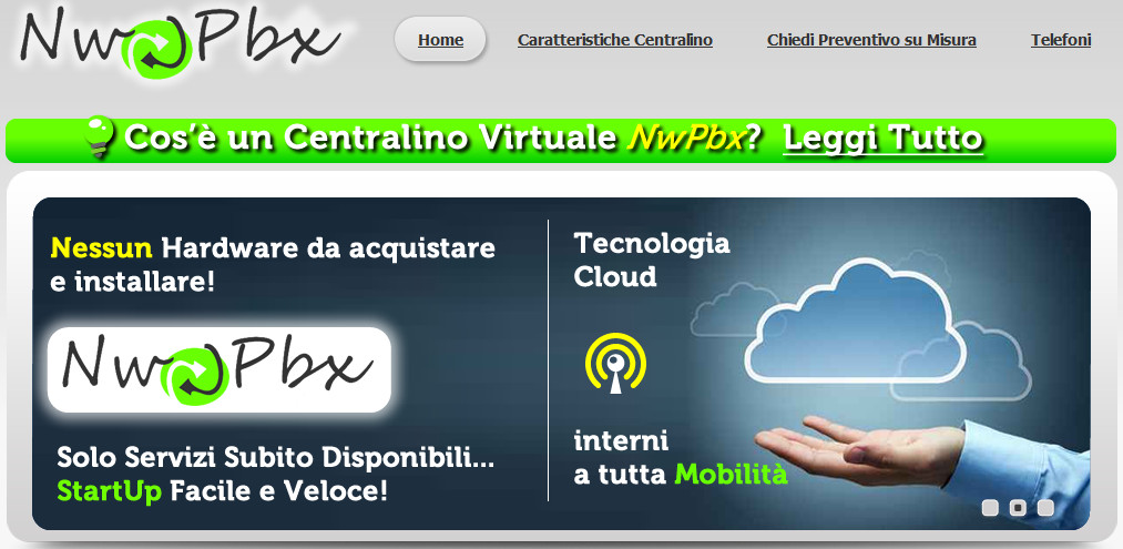 NW PBX centralino virtuale