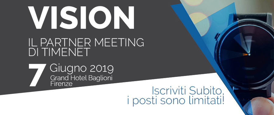 7 Giugno - VISION il Partner Meeting di Timenet sulle Telecomunicazioni