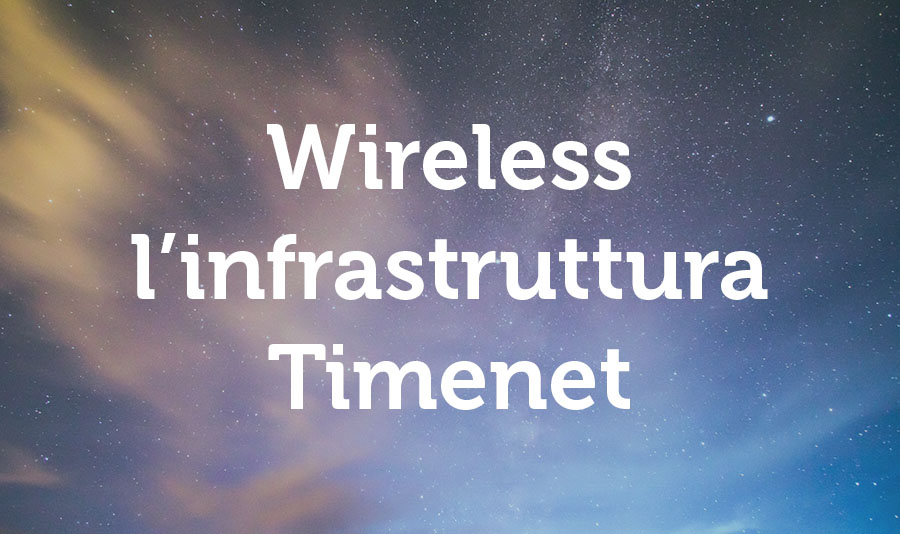 immagine infrastruttura wireless timenet